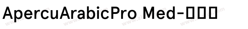 ApercuArabicPro Med字体转换